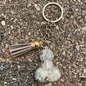 Epoxy Resin “Willy” Keychain